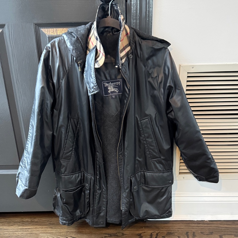 Burberry Black Raincoat for Womrm